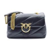 Klassieke Schapenleer Gewatteerde Handtas Pinko , Black , Dames