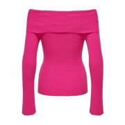 Jayden Off-Shoulder Sweater Women Only , Pink , Dames