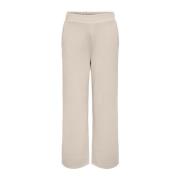 Wijde broek voor vrouwen Only , Beige , Dames