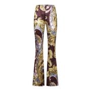 Bloemenfluwelen Midi Jurk Etro , Multicolor , Dames