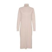 Grijze Morn Melange Rolnek Jurk Saint Tropez , Beige , Dames