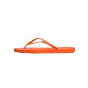 Trendy Oranje Tapered Slippers Sleepers , Orange , Dames