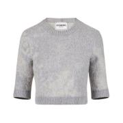 Slangeneffect crew-neck sweater Iceberg , Gray , Dames