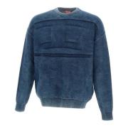 Gezellige K-Klevery Sweater in Diverse Kleuren Diesel , Blue , Heren