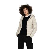 Tahoe Hoodie Jas, Klassieke Stijl Only , Beige , Dames