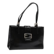 Pre-owned Canvas handbags Fendi Vintage , Black , Dames