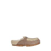 Beige Sandalen met Schapenvacht Voering Mou , Beige , Dames