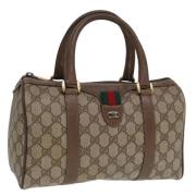 Pre-owned Leather gucci-bags Gucci Vintage , Beige , Dames