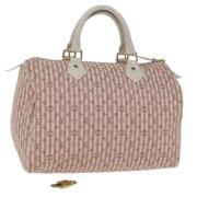 Pre-owned Canvas handbags Louis Vuitton Vintage , Pink , Dames