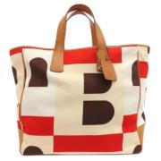 Pre-owned Canvas handbags Bally Pre-owned , Beige , Dames