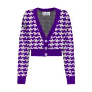 Houndstooth Cardigan met Co-ord Rok MC2 Saint Barth , Multicolor , Dam...