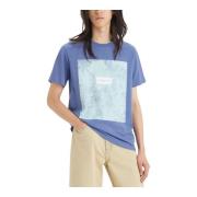 Heren Grafische Crewneck Tee Levi's , Blue , Heren