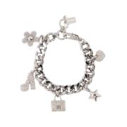 Iconisch Zilver Pave Armband - Metaal Marc Jacobs , Gray , Dames