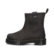 Anistone Low Leren Laarzen Dr. Martens , Gray , Dames