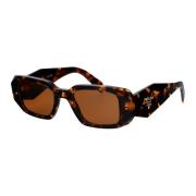 Stijlvolle zonnebril met 0PR 17Ws Prada , Brown , Dames