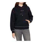 Moderne Globale Streep Hoodie Tommy Hilfiger , Blue , Dames