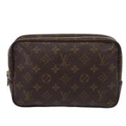 Pre-owned Canvas clutches Louis Vuitton Vintage , Brown , Unisex