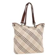 Pre-owned Nylon totes Burberry Vintage , Beige , Dames