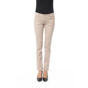 Slim Fit Broek met Zakken Byblos , Beige , Dames