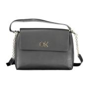 Zwarte Dames Handtas met Verstelbare Band Calvin Klein , Black , Dames