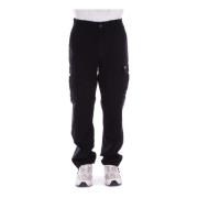 Zwarte Logo Broek met Zakken Dickies , Black , Heren