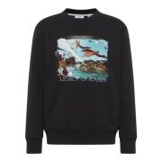 Ikarus Verhaal Sweatshirt Carlo Colucci , Black , Heren