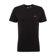 Originele Tee Heren T-shirt Levi's , Black , Heren