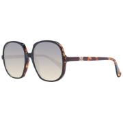 Bruine Dames Zonnebril Gradient Lens Rechthoekig Frame Max Mara , Brow...