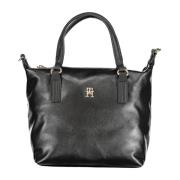 Zwarte Dames Tas met Verstelbare Band Tommy Hilfiger , Black , Dames