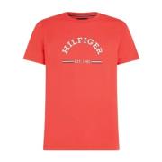 Heren RWB Arch Grafische Tee Tommy Hilfiger , Red , Heren