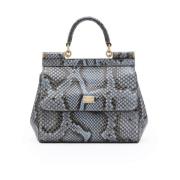 Celeste Python Sicily Tas Dolce & Gabbana , Gray , Dames