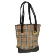 Pre-owned Canvas totes Burberry Vintage , Beige , Dames