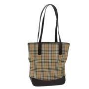 Pre-owned Canvas totes Burberry Vintage , Beige , Dames