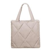 Diamantgestikte gewatteerde tas BomBoogie , Gray , Dames