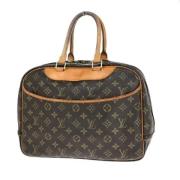 Pre-owned Canvas handbags Louis Vuitton Vintage , Brown , Dames