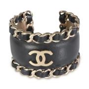 Pre-owned Metal bracelets Chanel Vintage , Gray , Dames