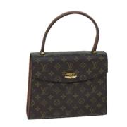 Pre-owned Canvas handbags Louis Vuitton Vintage , Brown , Dames