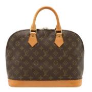 Pre-owned Canvas louis-vuitton-bags Louis Vuitton Vintage , Brown , Da...