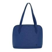 Pre-owned Leather louis-vuitton-bags Louis Vuitton Vintage , Blue , Da...