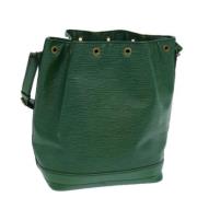 Pre-owned Leather louis-vuitton-bags Louis Vuitton Vintage , Green , D...