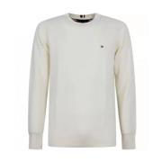 Chain Ridge Structure C Neck Sweater Tommy Hilfiger , Beige , Heren