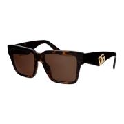 Stijlvolle zonnebril met model 0Dg4436 Dolce & Gabbana , Brown , Dames