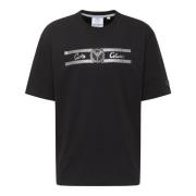 Oversize Tee Shirt Carlo Colucci , Black , Heren