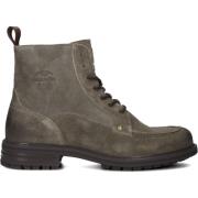 Taupe Suède Veterschoenen Sondrio High Pantofola d'Oro , Gray , Heren