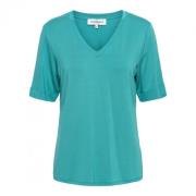 T-shirt met ronde hals &Co Woman , Green , Dames