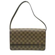 Pre-owned Canvas louis-vuitton-bags Louis Vuitton Vintage , Brown , Da...