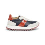 Vintage Leren Sneaker Testoni , Multicolor , Dames