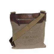 Pre-owned Canvas prada-bags Prada Vintage , Beige , Dames