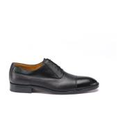 Lichtgewicht Kalfsleer Oxford Schoen Testoni , Black , Heren