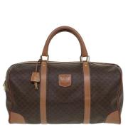 Pre-owned Leather travel-bags Celine Vintage , Brown , Dames